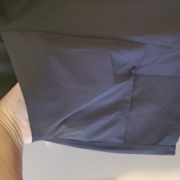 Athleta Arbor Olive Skyline Skort Women Paper bag Waist Belt Skirt Green Size 12 - Picture 5 of 11